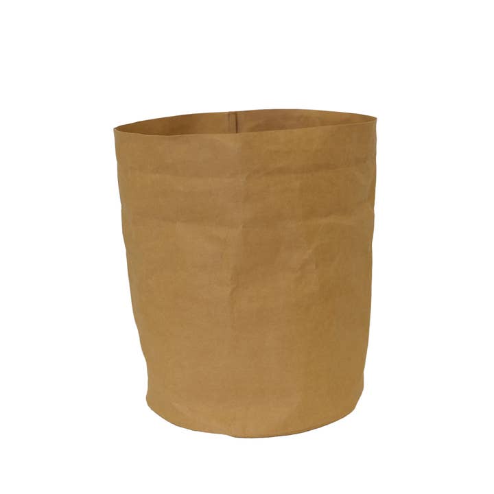 Sanwacraft - Wholesale Storage Bin - Washable Kraft Paper Bag Planter Storage Basket Paper Bin3