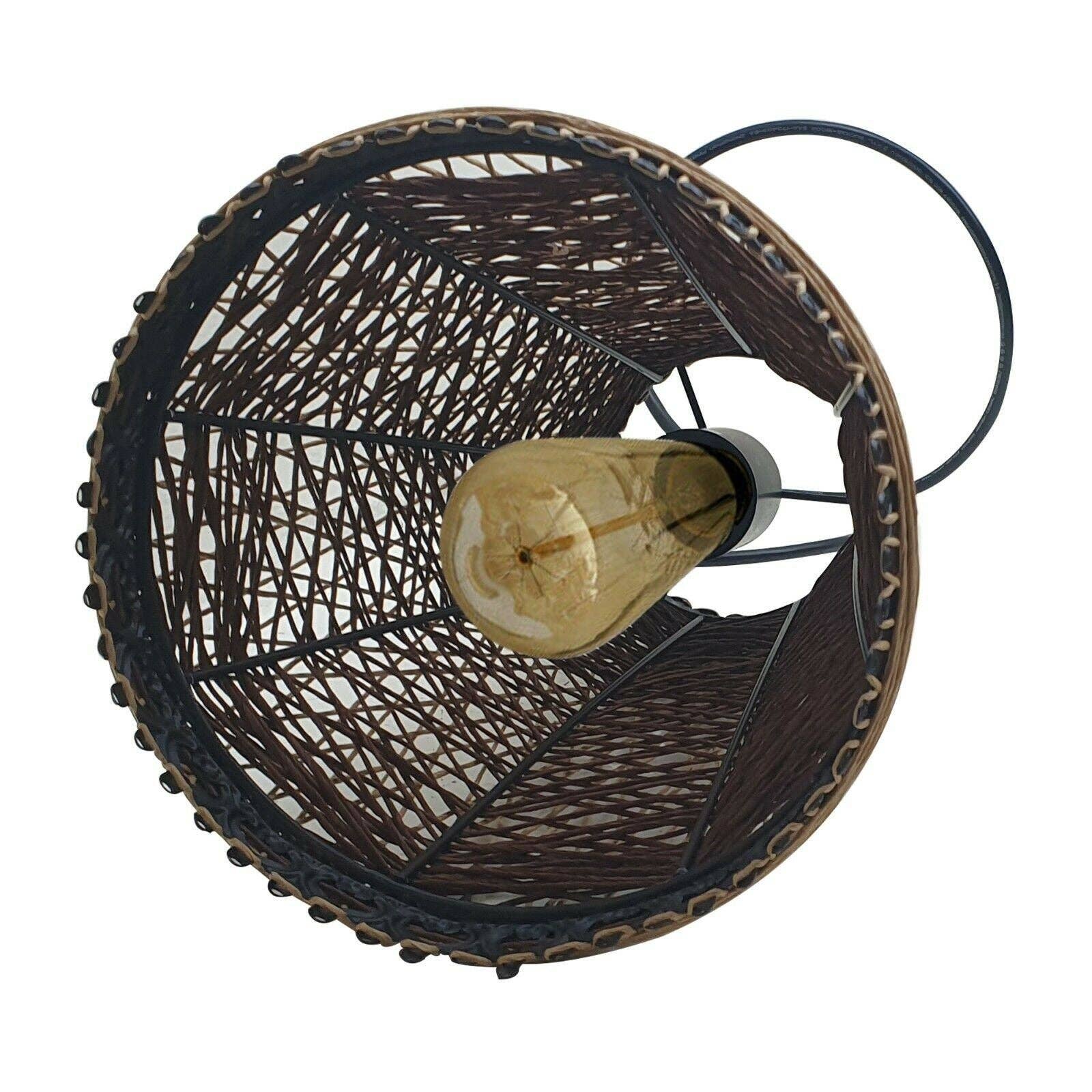 Ledsone - Wholesale Chandelier/Hanging Light - Modern Pendant Light Rattan Wicker Basket Ceiling Pendant2