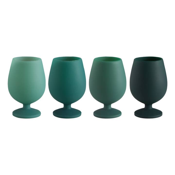 porter green | style + sustainability – Copo de vinho por atacado – Holiday Mistletoe | Stemm |Copos de Vinho Inquebráveis de Silicone1