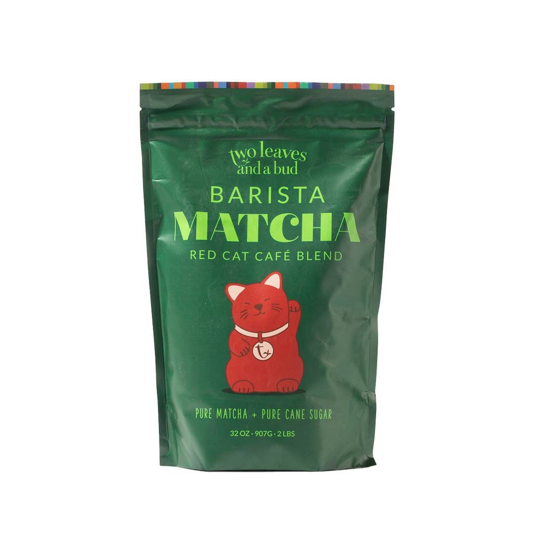 Two Leaves and a Bud - Wholesale Health/Detox Tea - Barista Matcha Latte Mix, 907g Sleeve