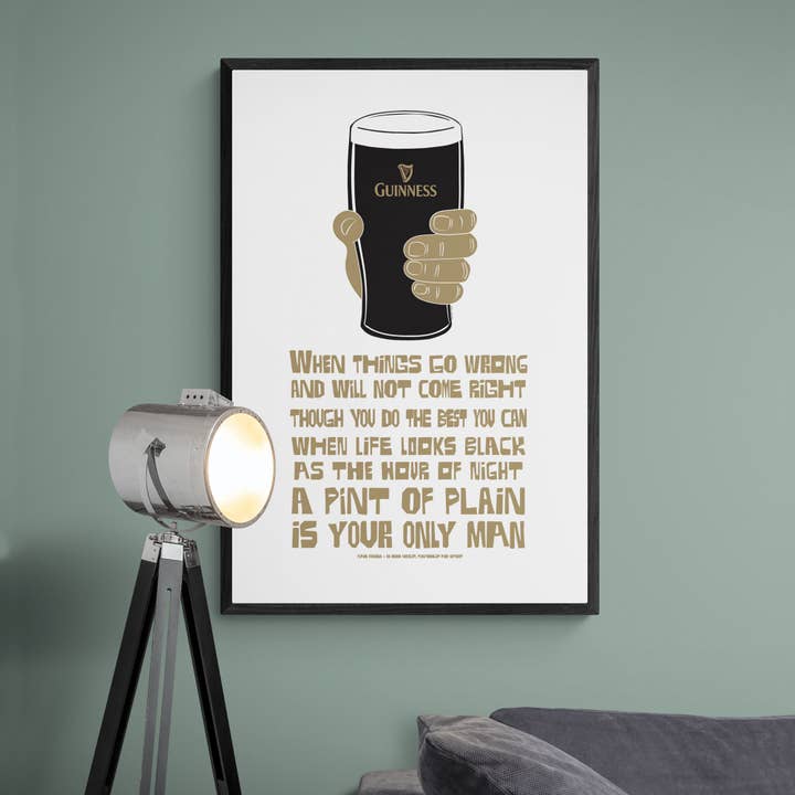 Aran Art Studio - Wholesale Poster - Guinness Poster - Ireland (Original print 24" x 36") Irish6
