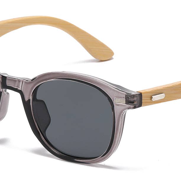 Luna Sunglasses - Wholesale Sunglasses - Unisex - Superior Bamboo Temple 8SUP890312