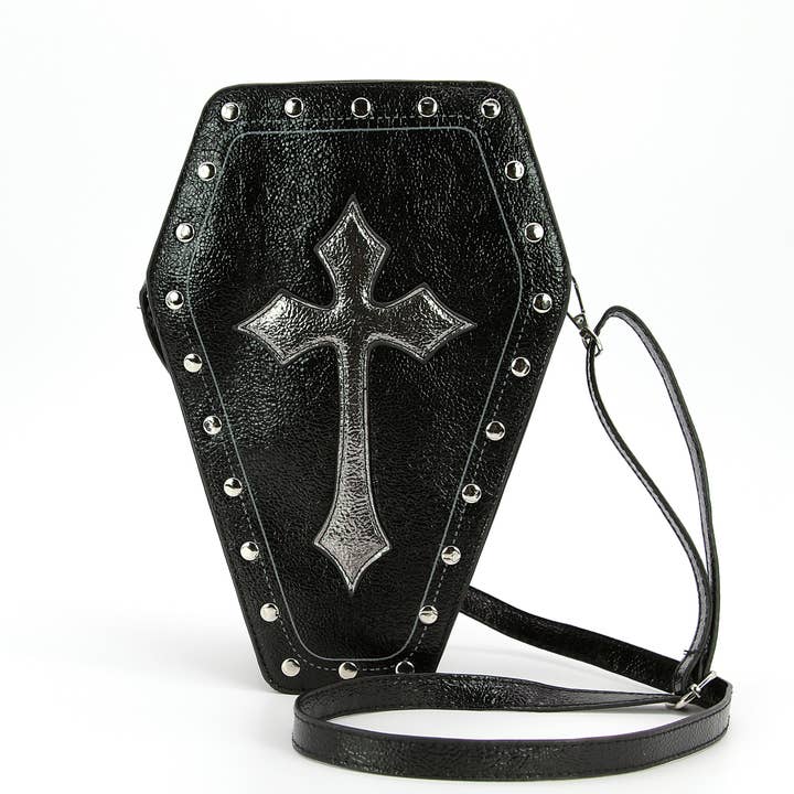 Metallic Cross Coffin Bag for wholesale by COMECO INC