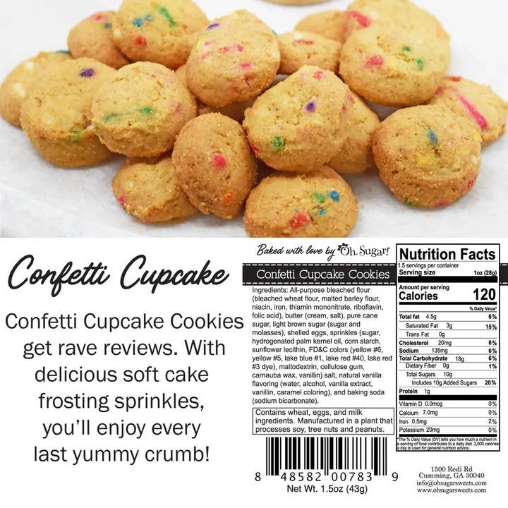 Oh, Sugar! - Wholesale Cookie - Cookie Bags - Everyday Mixed Flavor Bags - Small - 42 Bags
