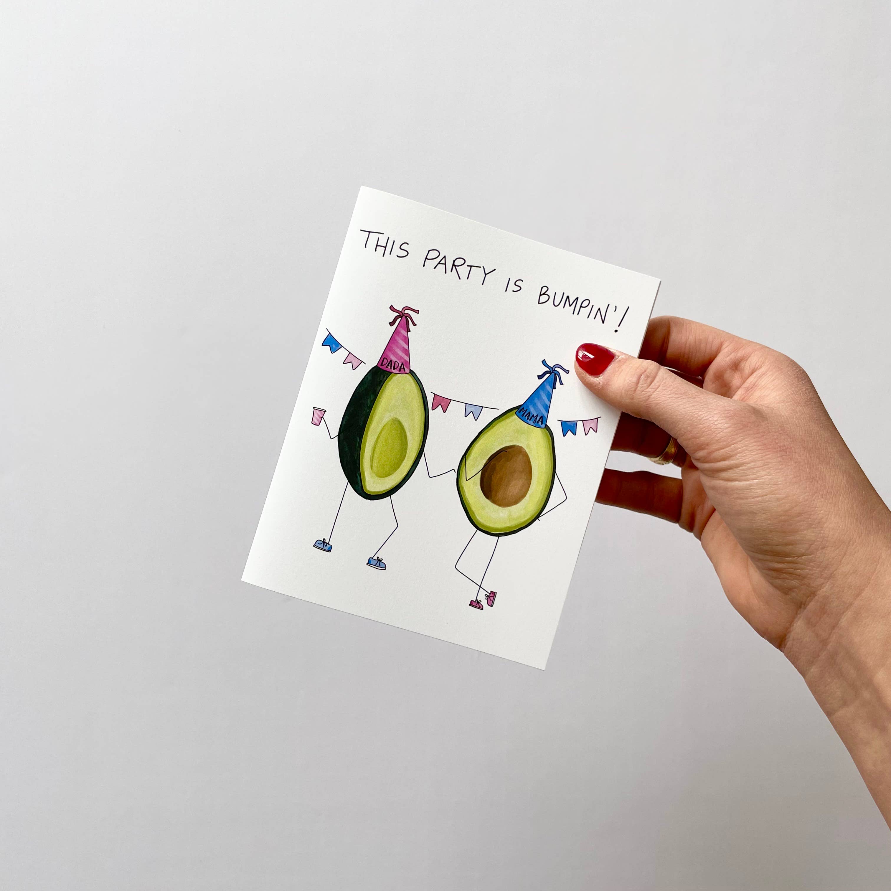 Lemon Lines - Wholesale Baby Card - A Bumpin' Party2