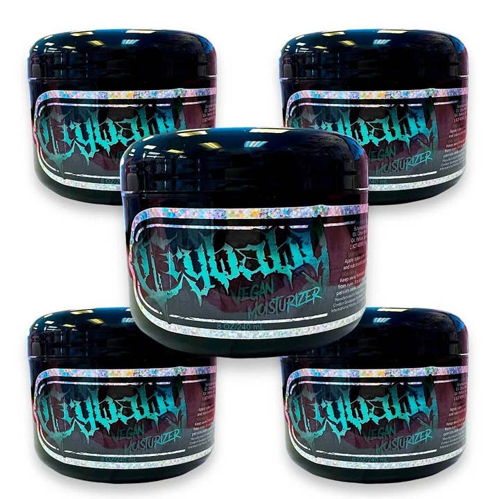 Gothbaby 5 pack 8oz for wholesale by Crybaby Vegan Skincare