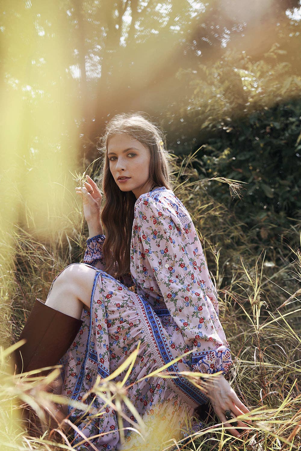 Alannah Maxi Dress - Dawn Pink for wholesale on Faire3