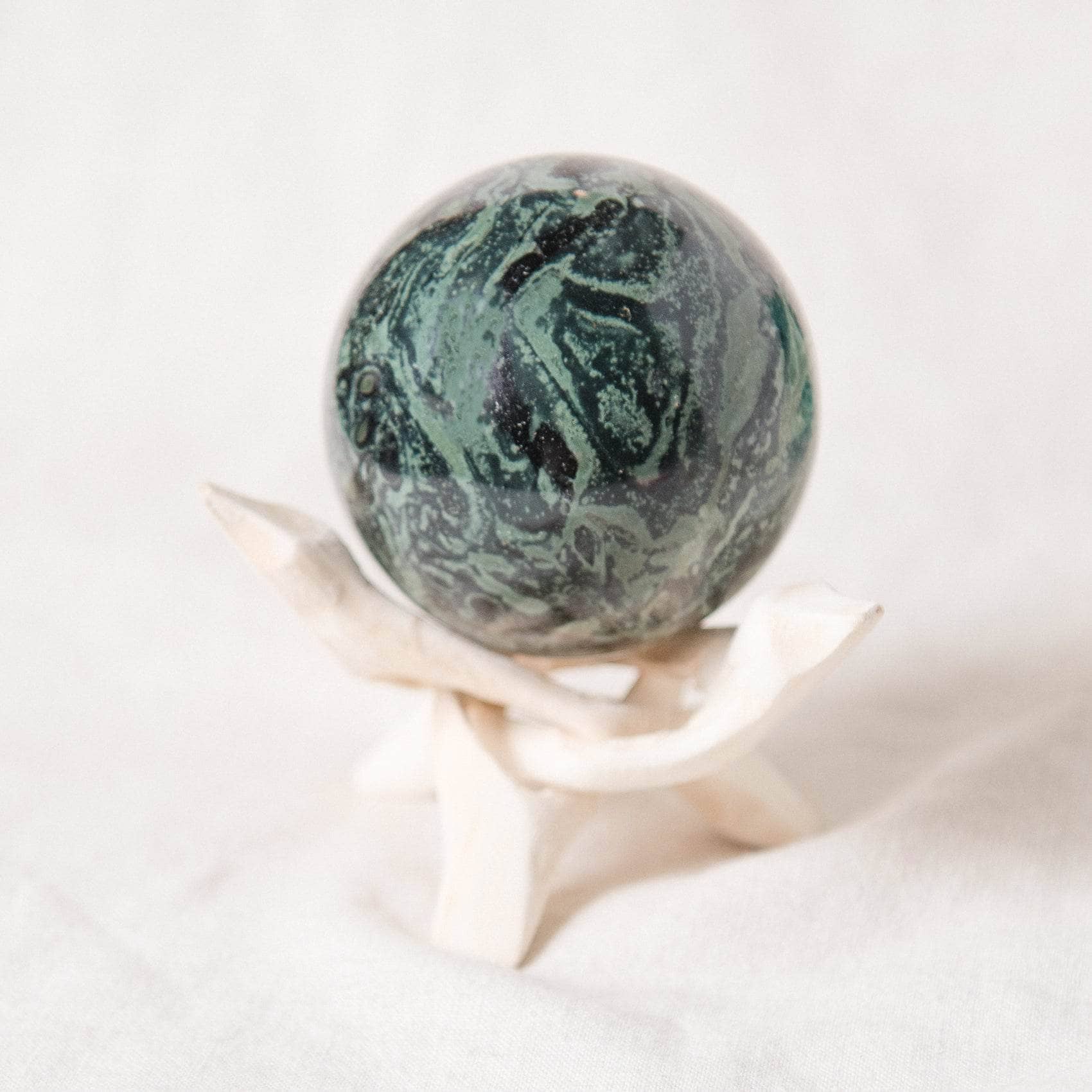 Tiny Rituals - Wholesale Spiritual Stone/Crystal - Kambaba Jasper Sphere - AAA Premium Quality76