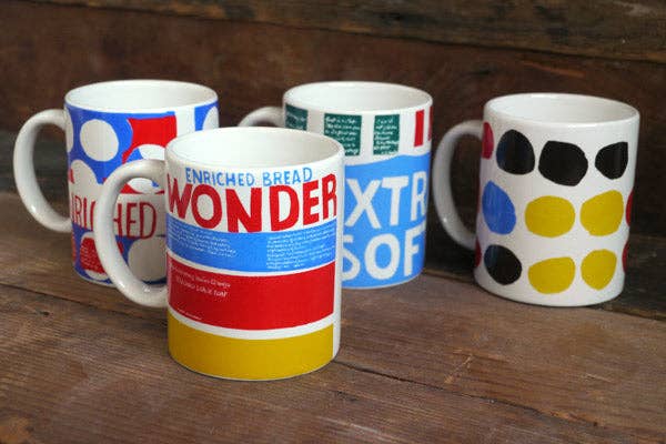 Bauer Pottery - Wholesale Coffee Mug - Wonderbread Series Set of 4 Mugs0