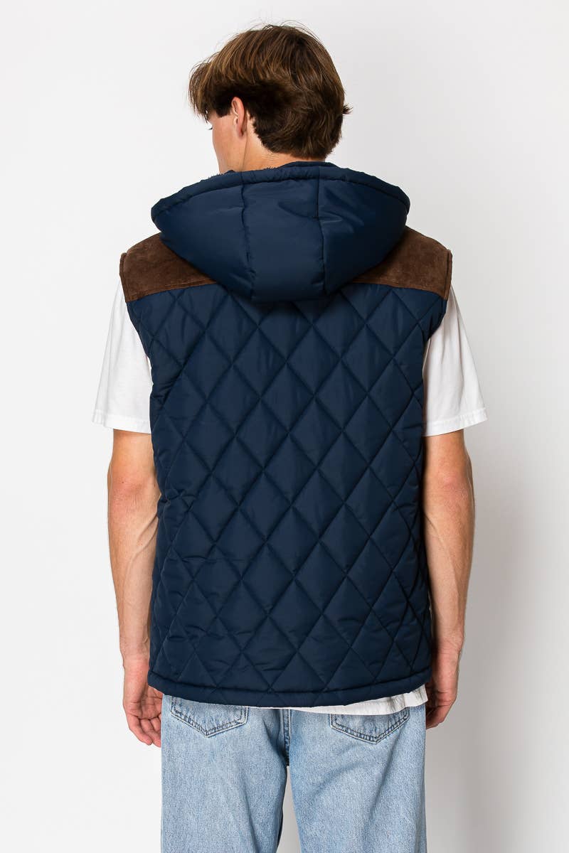 3 COULEURS DANS UN PACK Gilet homme doublé sherpa V4270 en vente sur Faire4