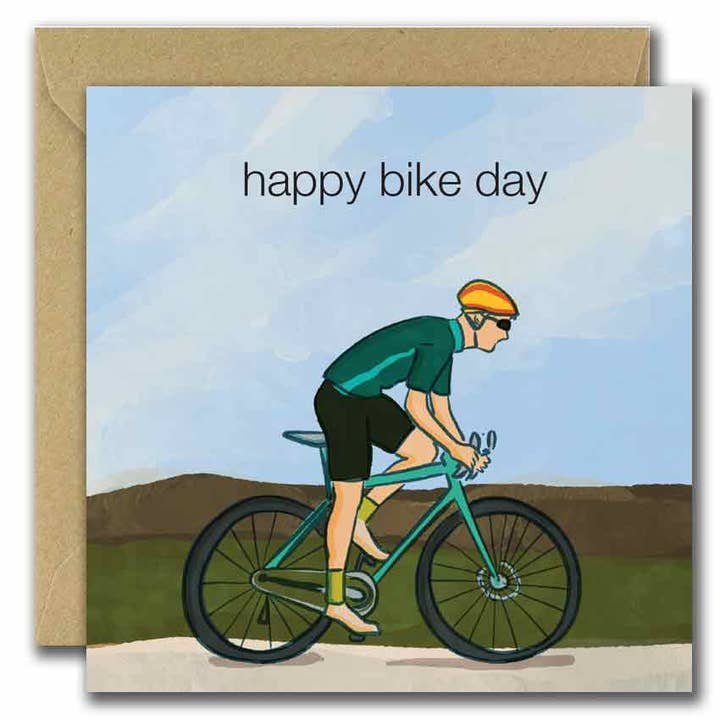 Joyeuse Journée du Vélo pour la vente par She Designs He Prints