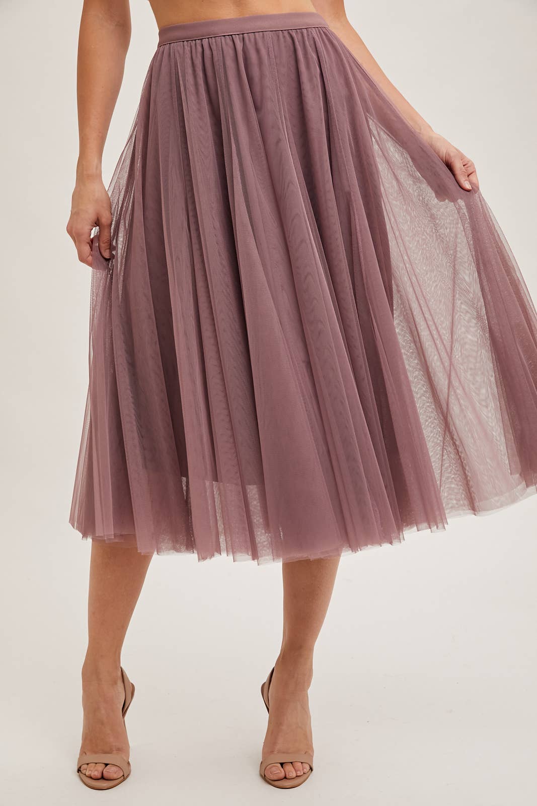 Bluivy - Wholesale Skirt - Women's - TULLE MIDI SKIRT40
