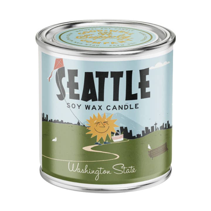 Seattle Candle for wholesale by Good & Well Supply Co.