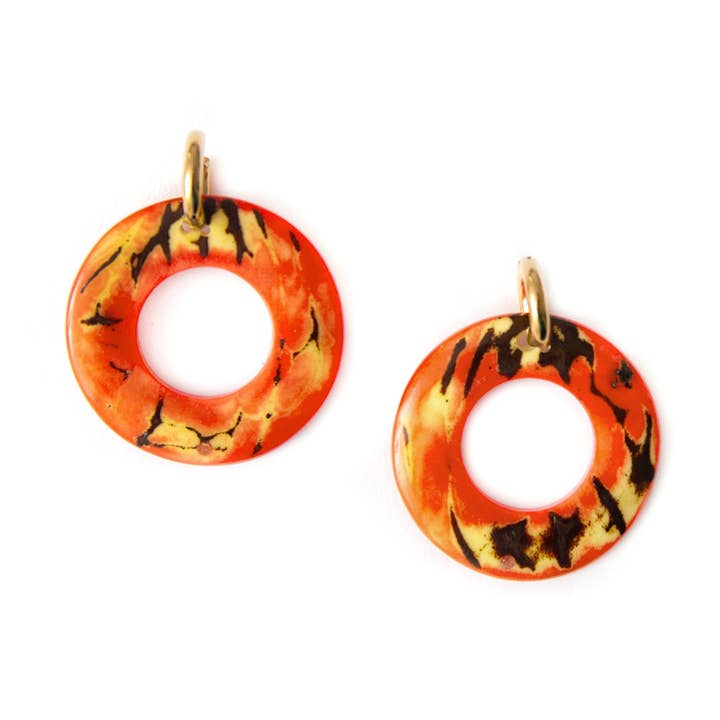 Organic Tagua Jewelry - Wholesale Dangle Earrings - Sasha Earrings5