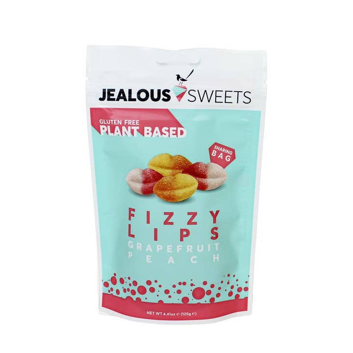 Jealous Sweets (US) - Wholesale Gummy - Jealous Sweets Fizzy Lips 125g Bags MP70