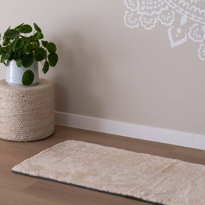 Schapenvacht yoga mat - Yogamat van crossbreed schapenvacht voor wholesale door Van Buren