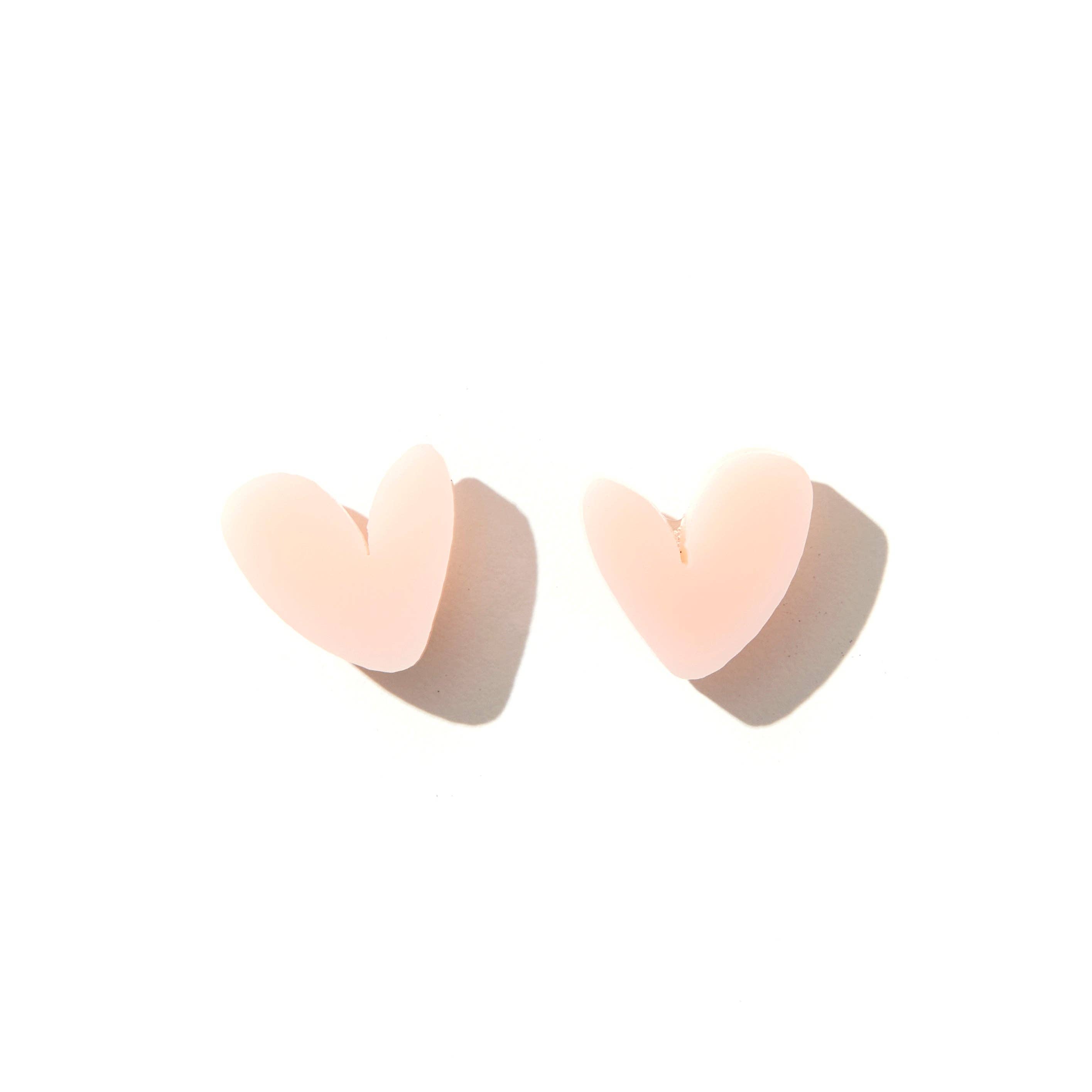 Emeldo - Wholesale Stud/Post Earrings - Heart Studs // Select Colour1