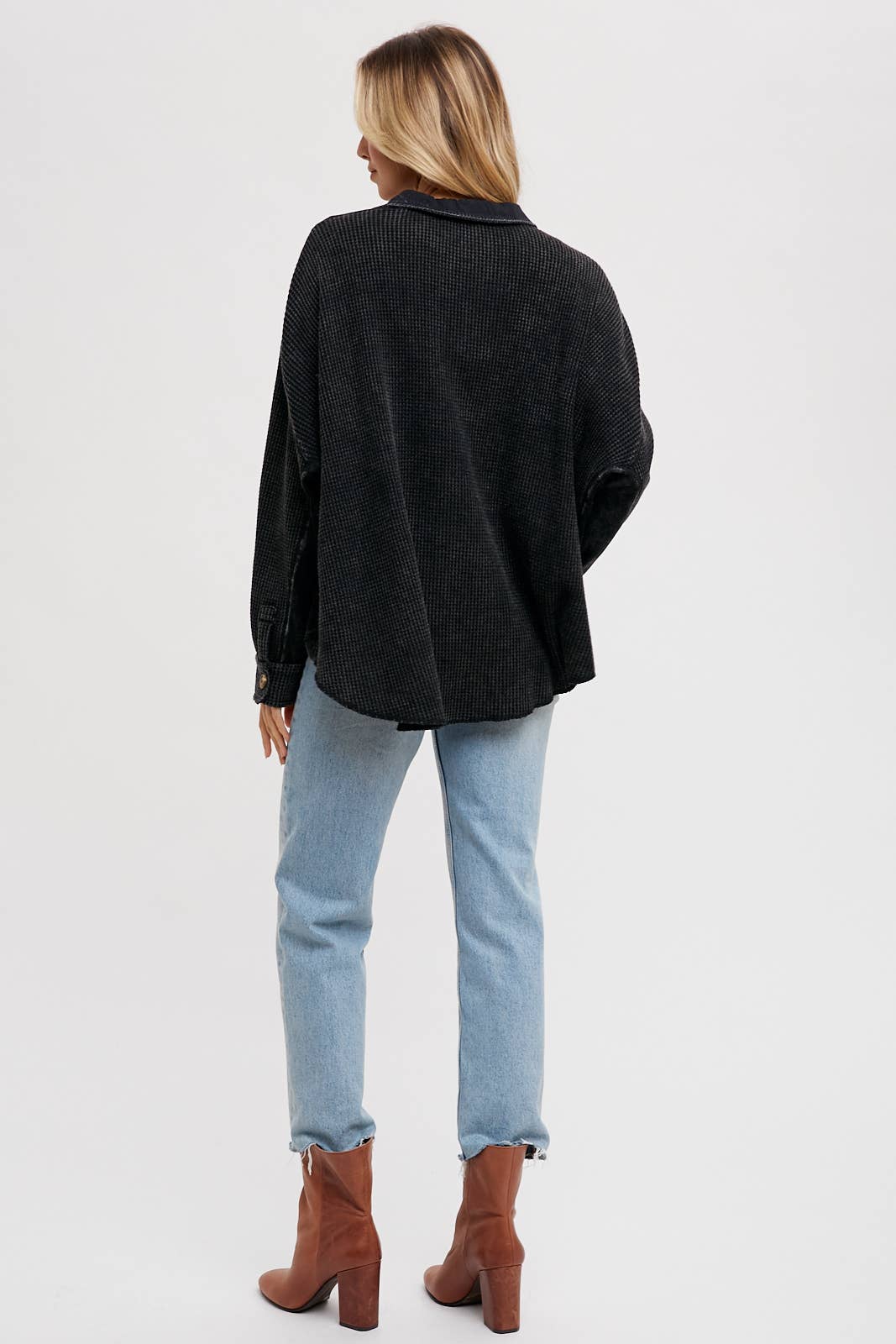 Bluivy – wholesale Jacket – Women's – SLOUCHY WAFFLE KNIT JACKET27