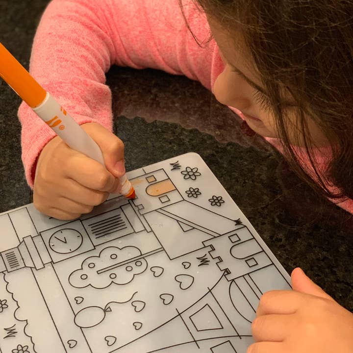 Gummy Chic - Wholesale Coloring Mat - Kids & Baby - Reusable Silicone Coloring Placemats - Gift for Kids3