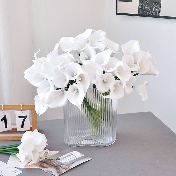 Latex Real Touch Calla Lilies Home Wedding Flowers Set of 10 and other Purchase Wholesale fresh calla lilies. Free Returns & Net 60 Terms on Faire trending on Faire.