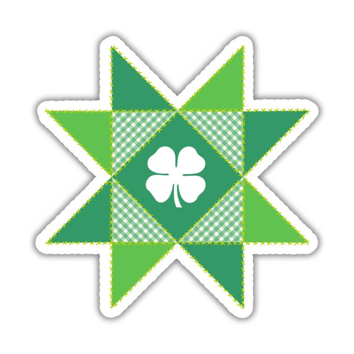 4H Barn Quilt Patch - Sticker for wholesale by Hazy Holler Goods