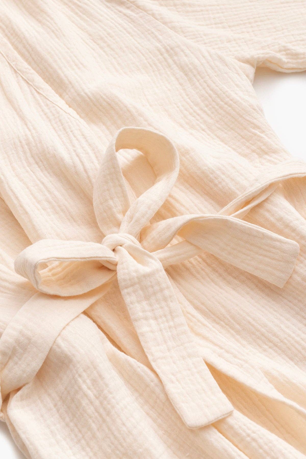 Monica + Andy – Engroshandel Morgenkåbe - Dame – Organisk Gaze Robe_Cream3