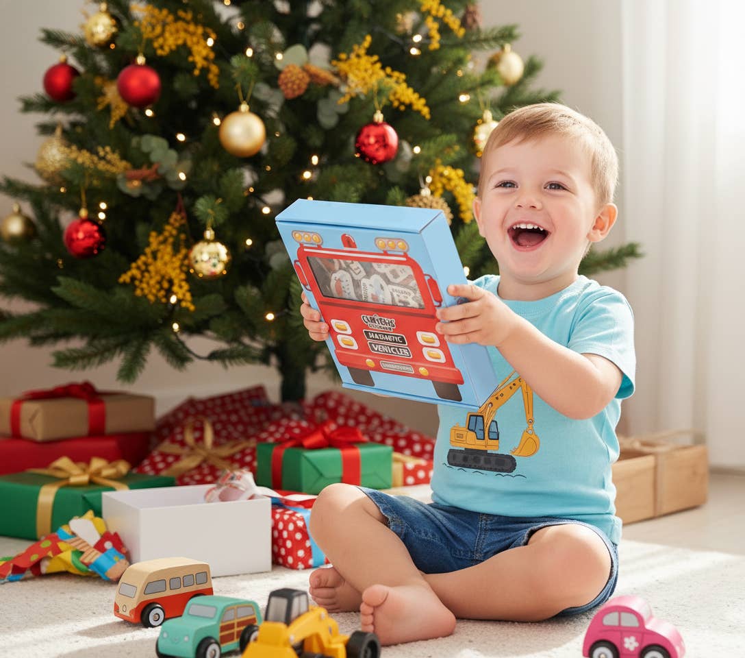 Curious Columbus - Wholesale Toy Set - Kids - Magnetic Vehicles and Professions1