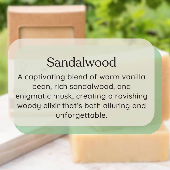 Rock Bottom Soap - Wholesale Bar Soap - Sandalwood Goat Milk Soap1