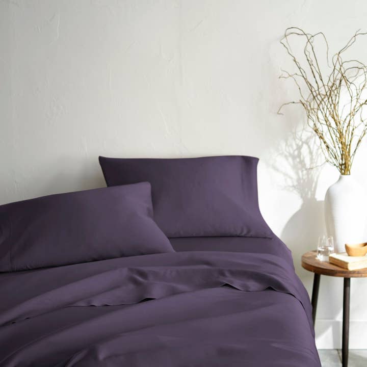 Bamboo Is Better - Wholesale Sheet set - Signature Bamboo Viscose Sheet Set - ROYAL PURPLE2