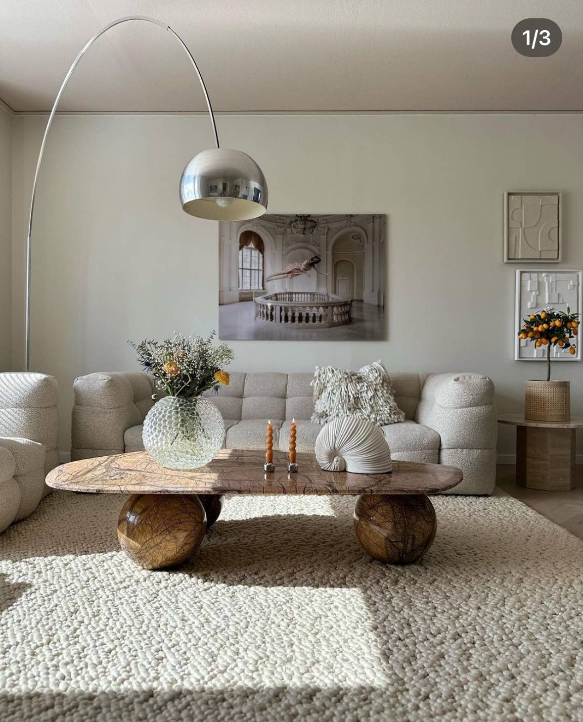 Rich Class Decor - Wholesale Area Rug - Boucle Ivory Natural wool Texture Bespoke Rug10