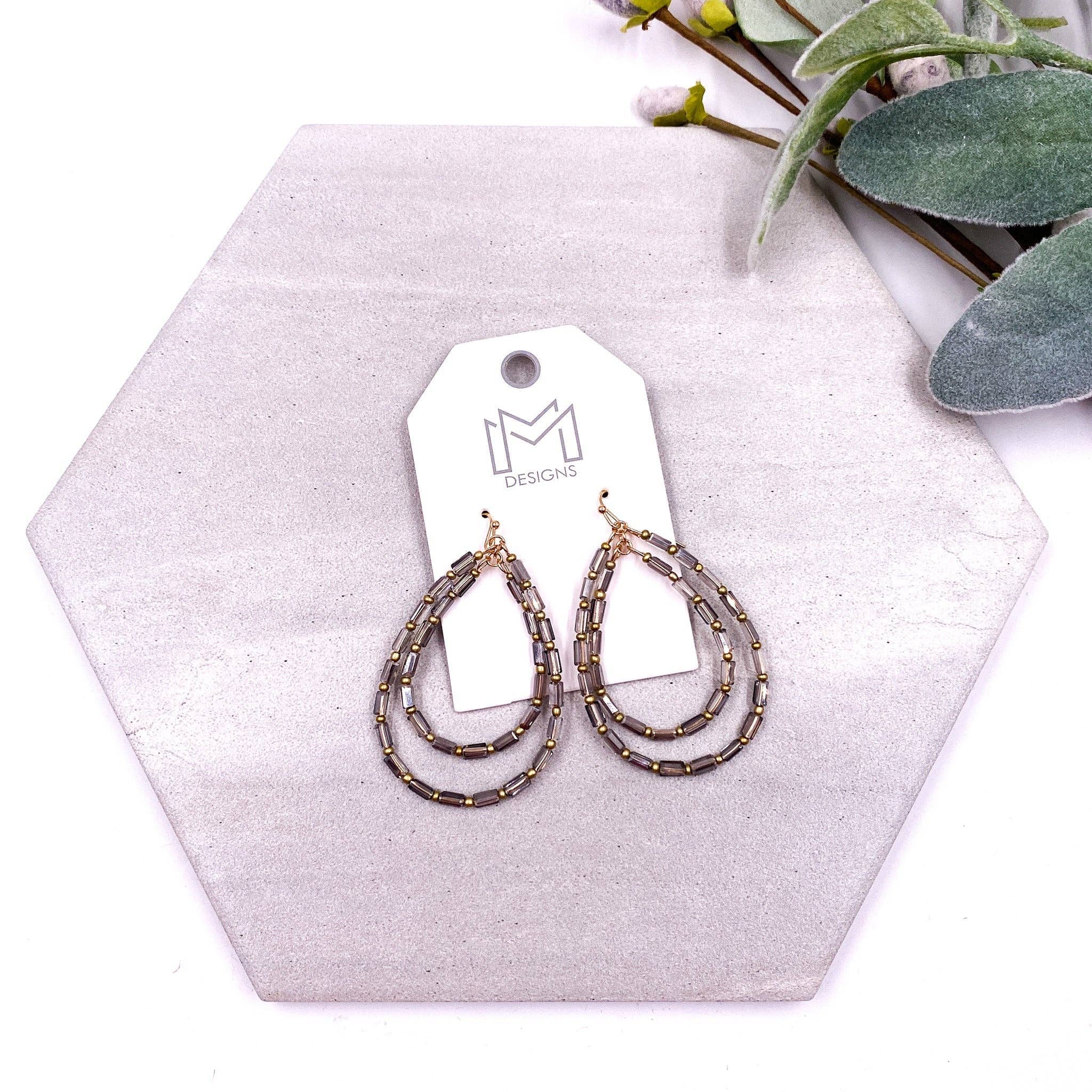 MM Designs – Großhandel Ohrhänger – Ingrid Ohrschmuck - Taupe0