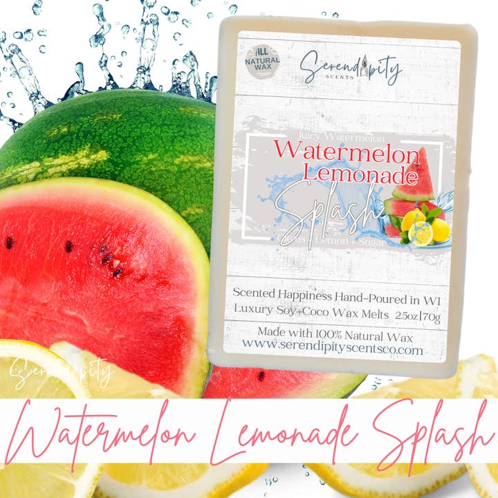 Watermelon Lemonade Splash (All Natural Wax) Home Fragrance for wholesale by Serendipity Scents Co.