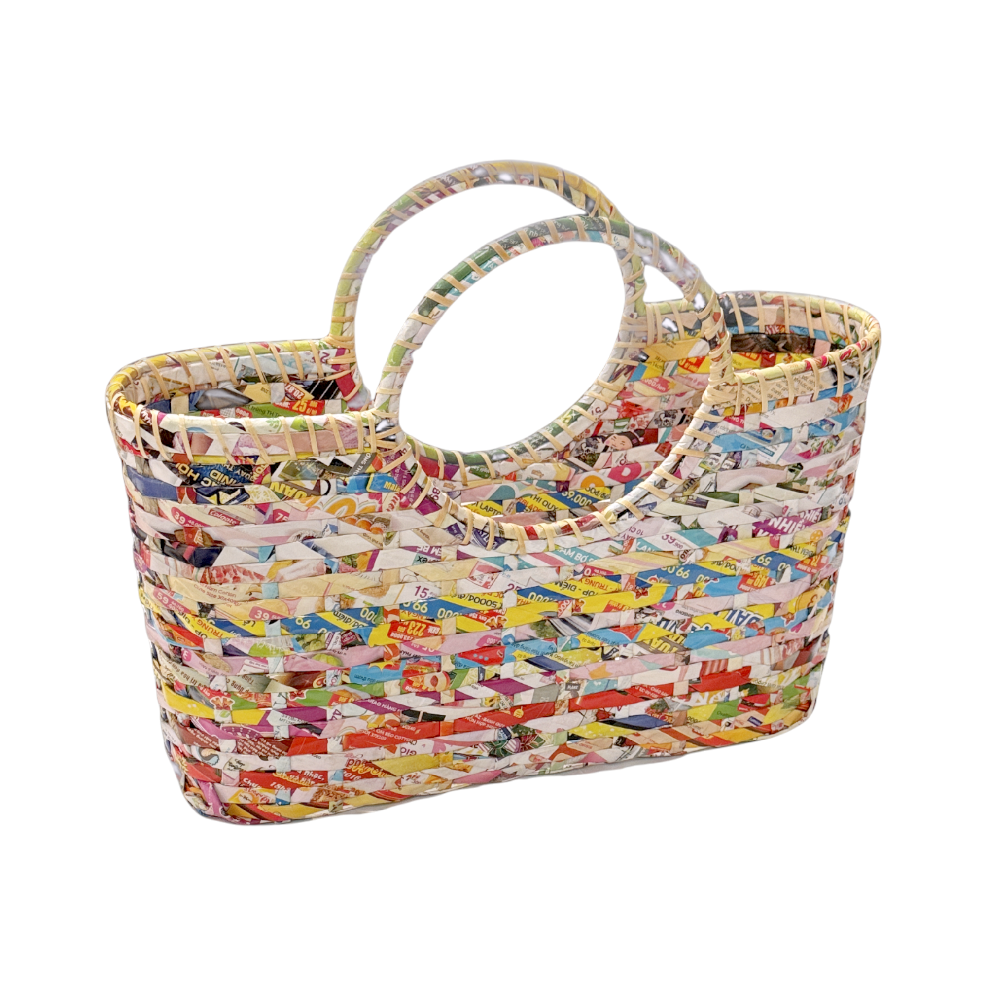 The Upcycled Paper Company - Wholesale Top Handle Bag - Women's - Shopping / Handbag - Recycled Paper1