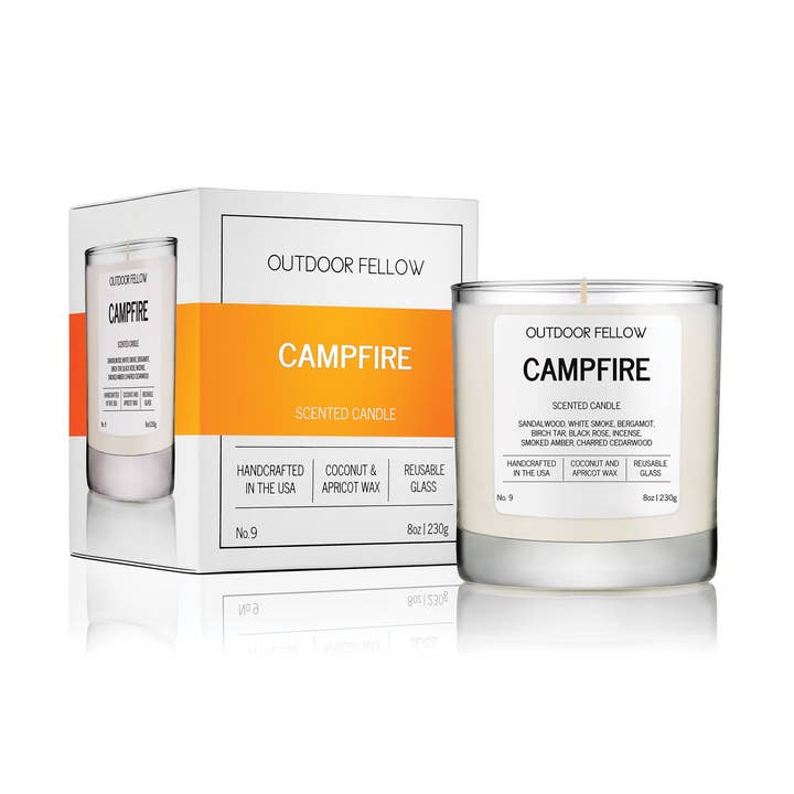 Campfire Scented Candle for wholesale by Outdoor Fellow