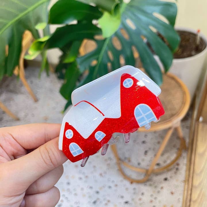 ACCITY - Wholesale Hair Clip - Women's - Christmas Hair Claw - Santa Bell Gift House Clip_CWAHA072892