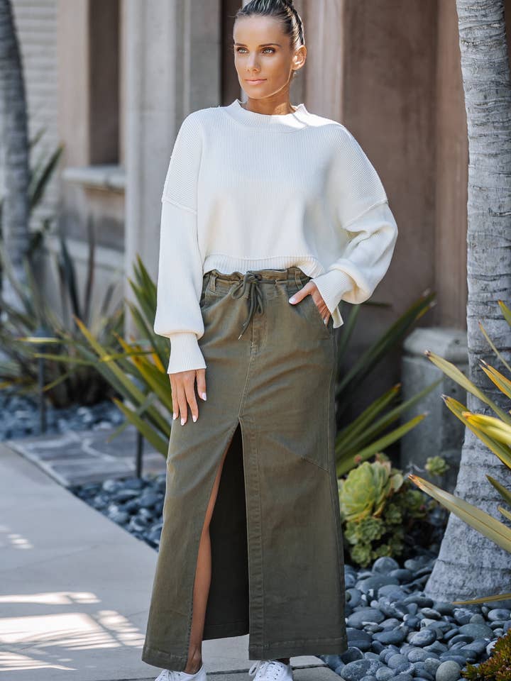 Maxirok met zakken voor wholesale door Lavender J