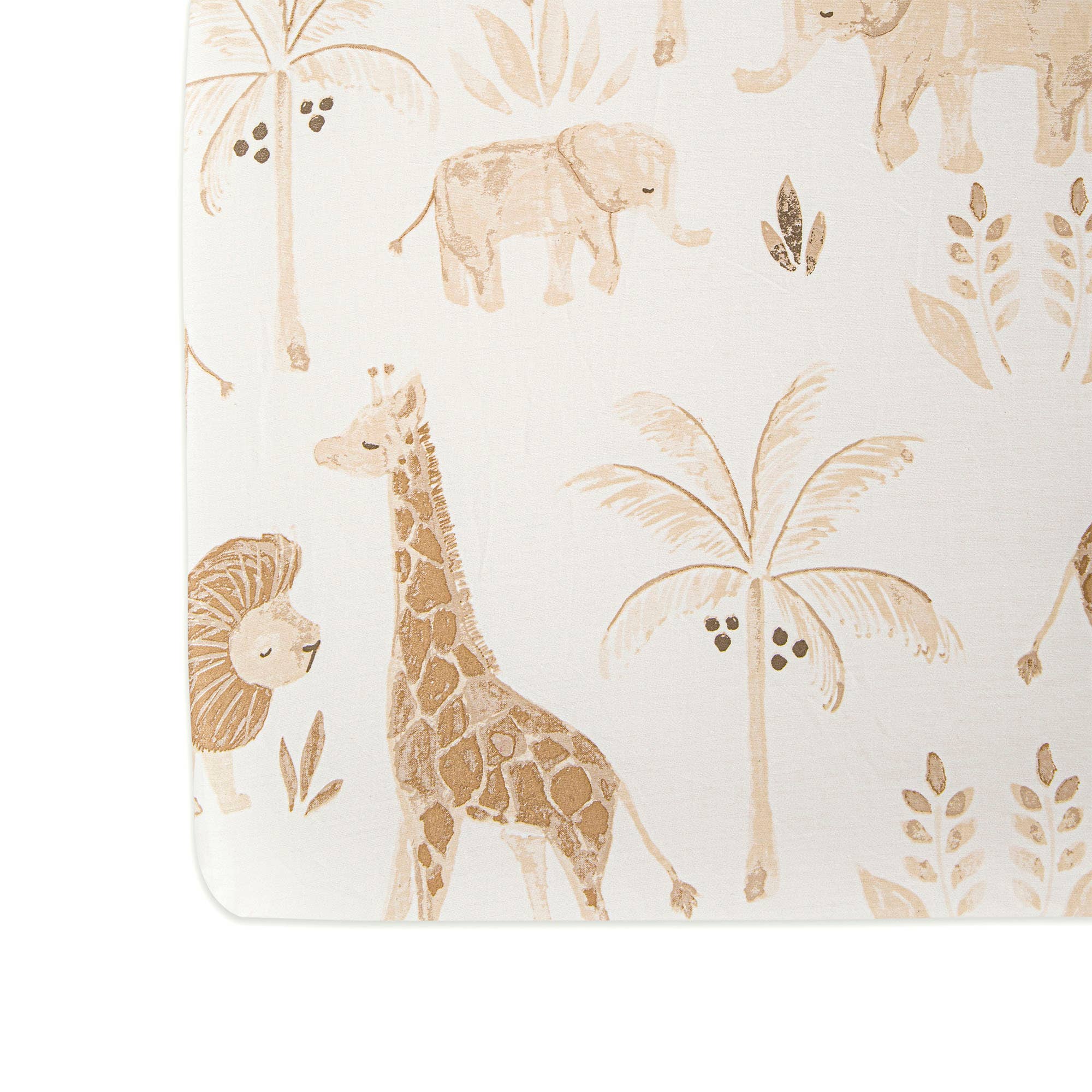 Crane Baby - Wholesale Cot/Crib Sheets - Kendi Crib Sheet (Animal)2