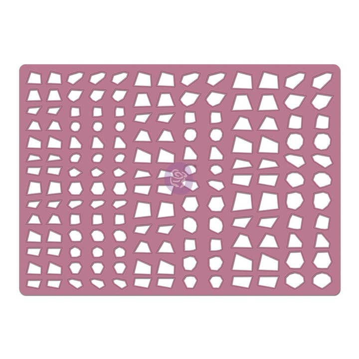 Prima Marketing Confetti Metal Dies Geo 655350587130 for wholesale by Prima Marketing Inc