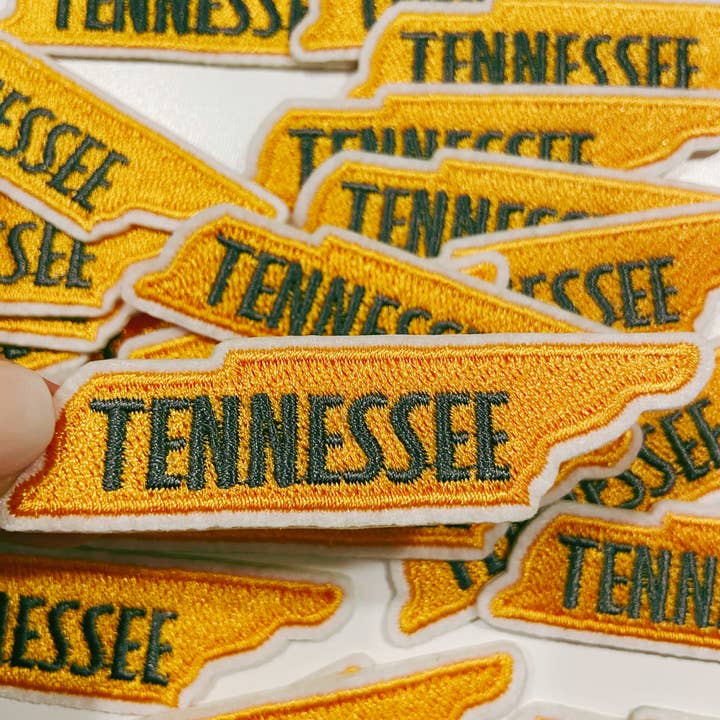 TEELUX - Wholesale Patch - 3" Tennessee - Embroidered Hat Patch