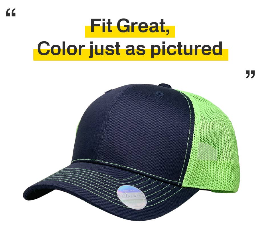 KBETHOS - Wholesale Trucker Hat - Unisex - CLASSIC 6 PANEL MESH BACK185