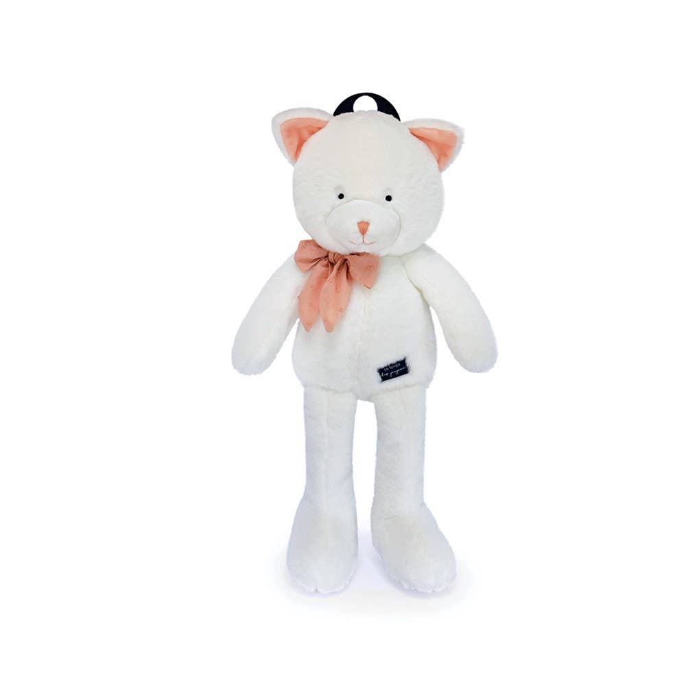 MAÏLOU TRADITION - Wholesale Stuffed/Plush Toy - Kids & Baby - Pacha Cat Plush - White - 47 cm