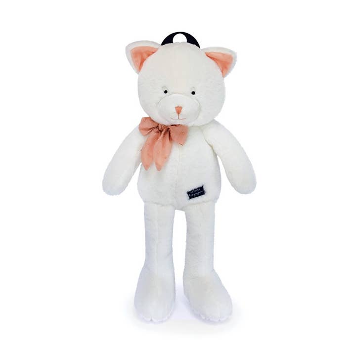 MAÏLOU TRADITION - Wholesale Stuffed/Plush Toy - Kids & Baby - Pacha Cat Plush - White - 47 cm0