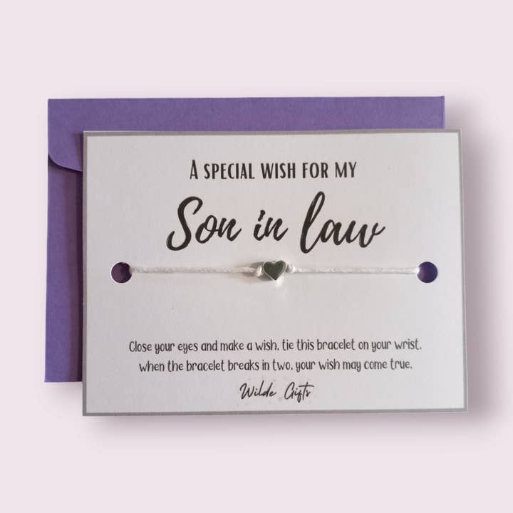 A special wish - Son in law for wholesale by Wilde Gifts UK