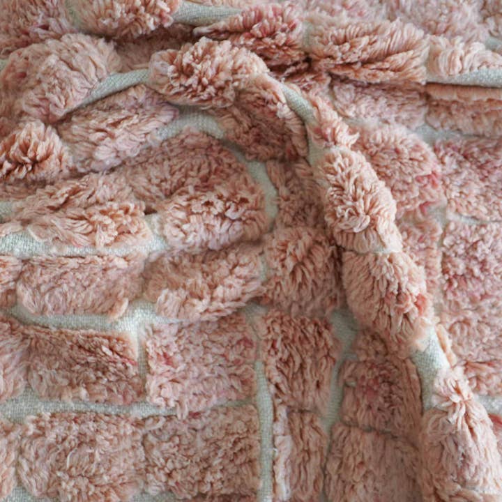 Moroccan Woven Treasures - Wholesale Area Rug - Peach Moroccan Rug, Shag rug, Berber rug, 9x12 area Rug2