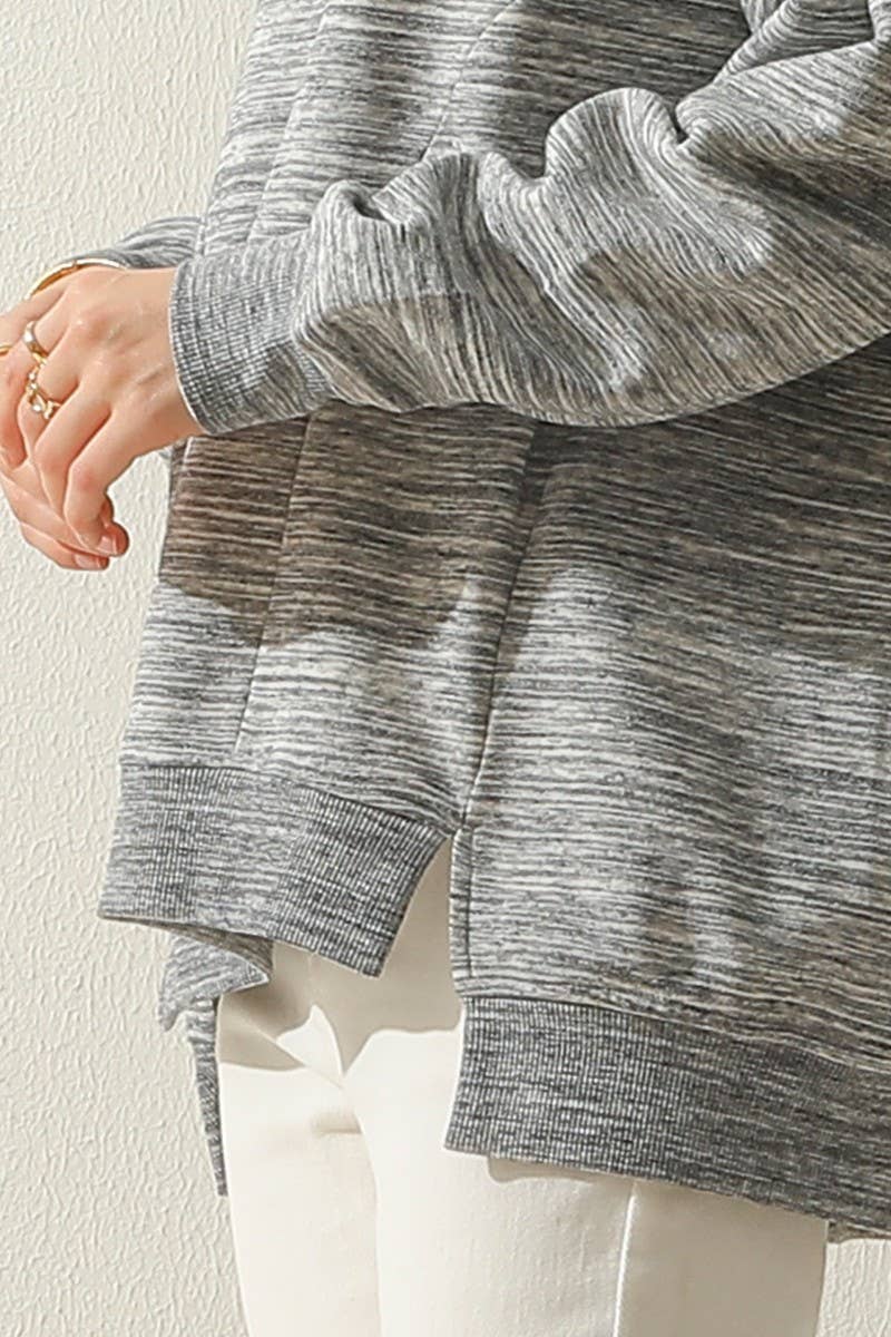 NINEXIS - Wholesale Sweatshirt - Women's - CWTTL905_LONG SLEEVE ROUND NECK CUT HEM SWEATSHIRT11