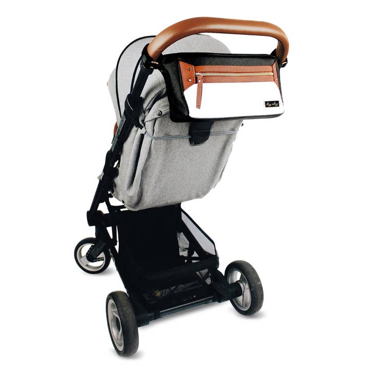 Itzy Ritzy - Wholesale Stroller Cover/Accessory - Baby - Coffee & Cream Travel Stroller + Wagon Caddy6