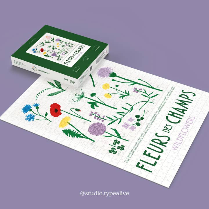 typealive - Wholesale Puzzle - Adult - Puzzle / Wildflowers3