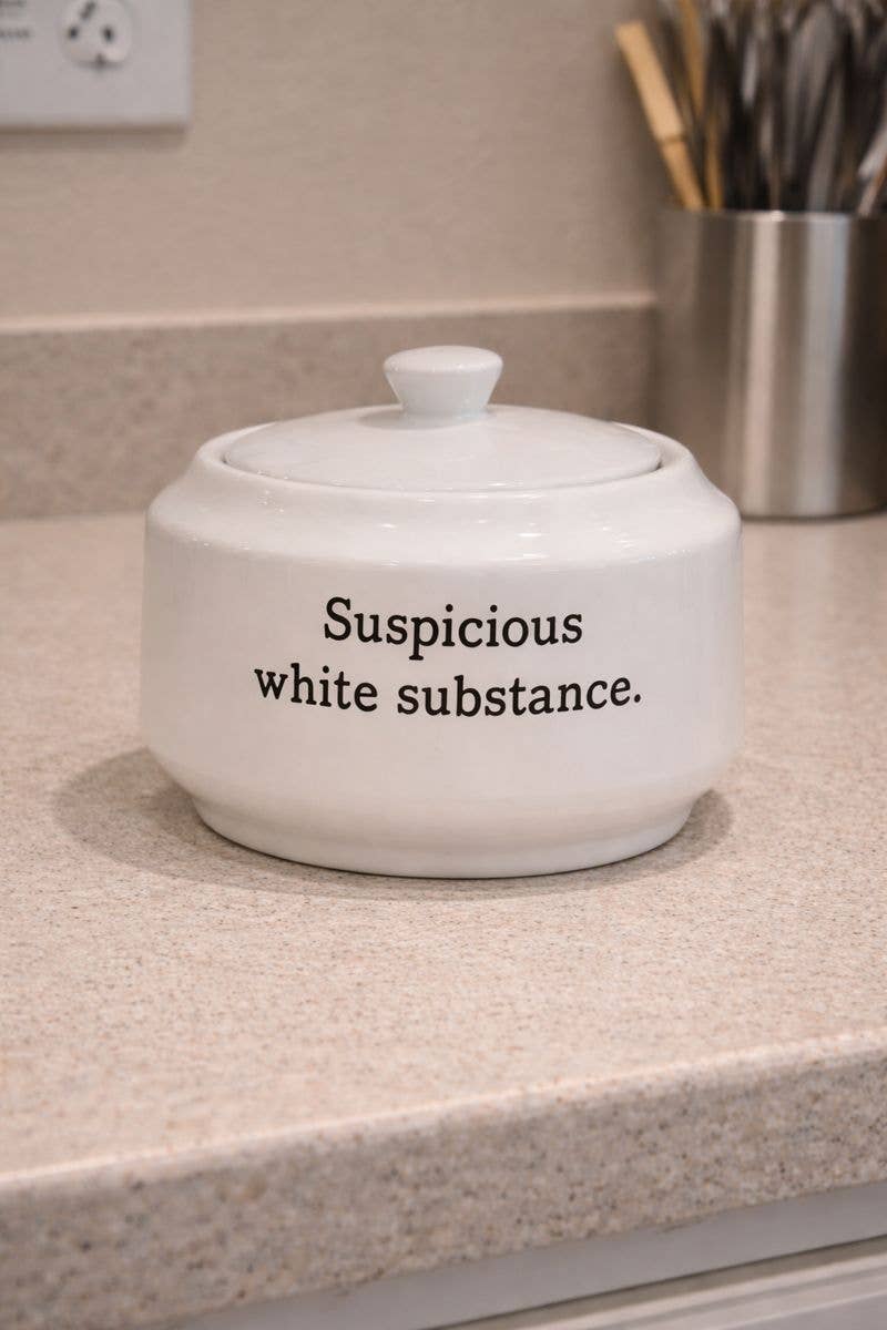 Buffalovely - Vente Boîtes - Bol en porcelaine blanche suspecte avec couvercle1