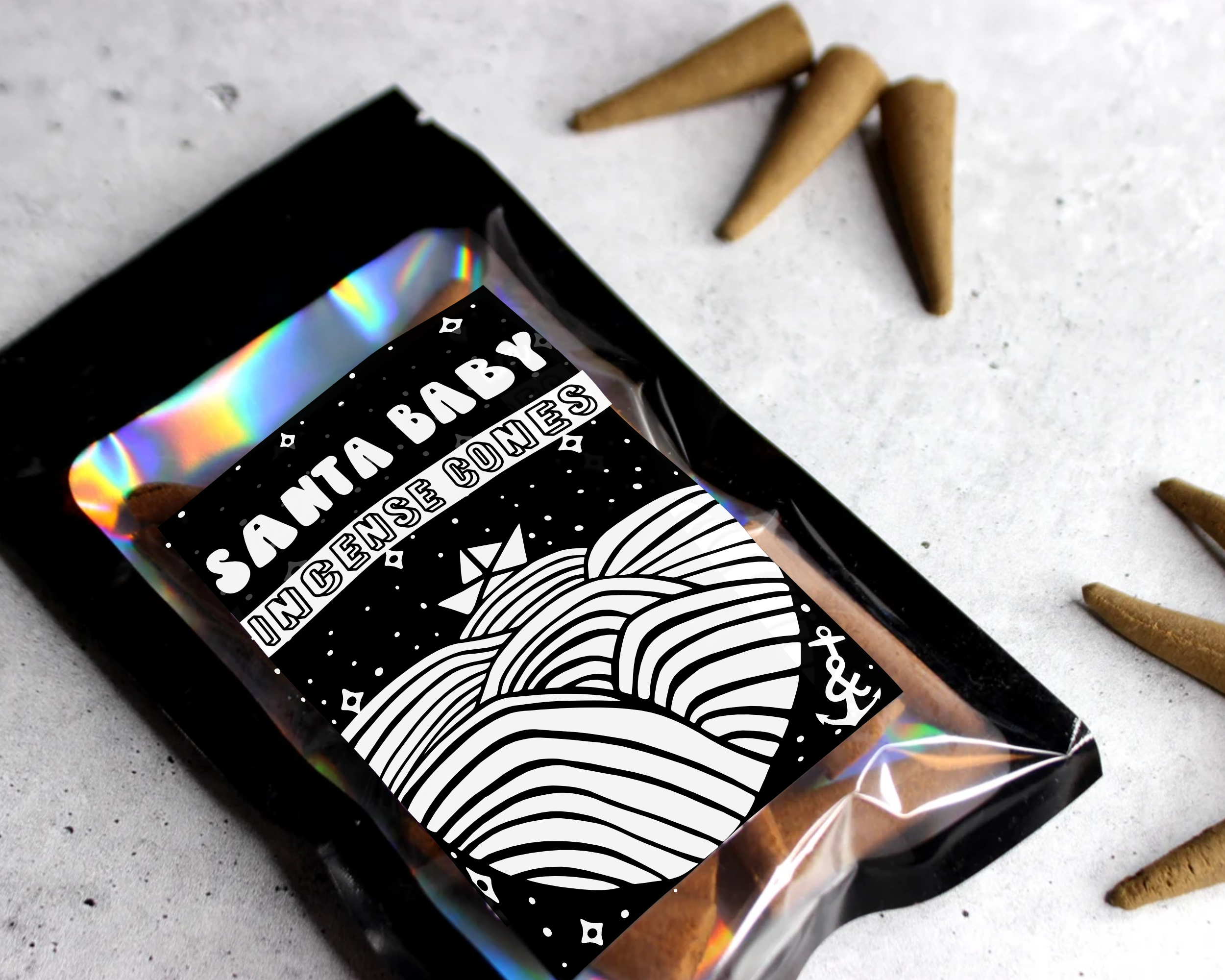 Cosmically Misplaced - Vente Encens - Père Noël | Cônes d'encens | Cônes à reflux1