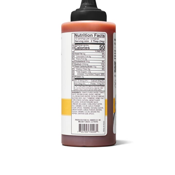 Kinder's Sauces & Seasonings - Wholesale BBQ Sauce - Honey BBQ Sauce